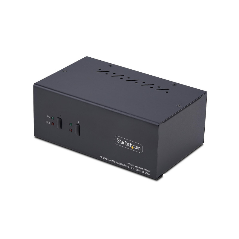 StarTech.com P2ADDH462-KVM-SWITCH KVM-kytkin Musta