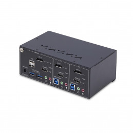 StarTech.com P2ADDH462-KVM-SWITCH KVM-kytkin Musta