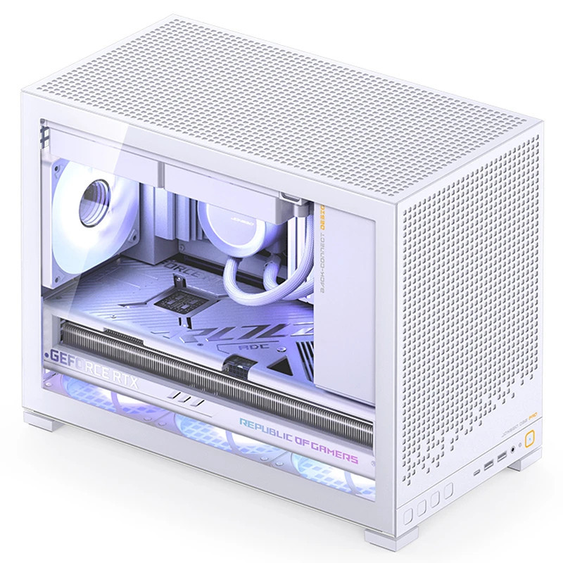 Jonsbo D32 PRO Midi Tower Valkoinen