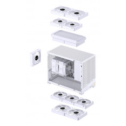 Jonsbo D32 PRO Midi Tower Valkoinen