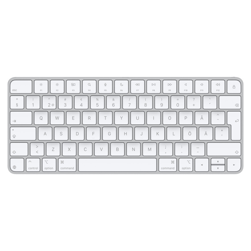 Apple Magic näppäimistö Universaali USB + Bluetooth QWERTY Suomi, Ruotsi Valkoinen