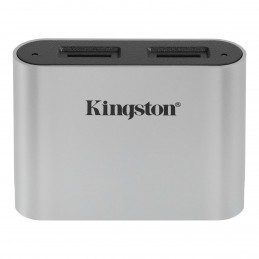 Kingston Technology Workflow microSD Reader kortinlukija USB 3.2 Gen 1 (3.1 Gen 1) Type-C Musta, Hopea