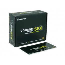 Chieftec CSN-450C virtalähdeyksikkö 450 W 20+4 pin ATX SFX Musta