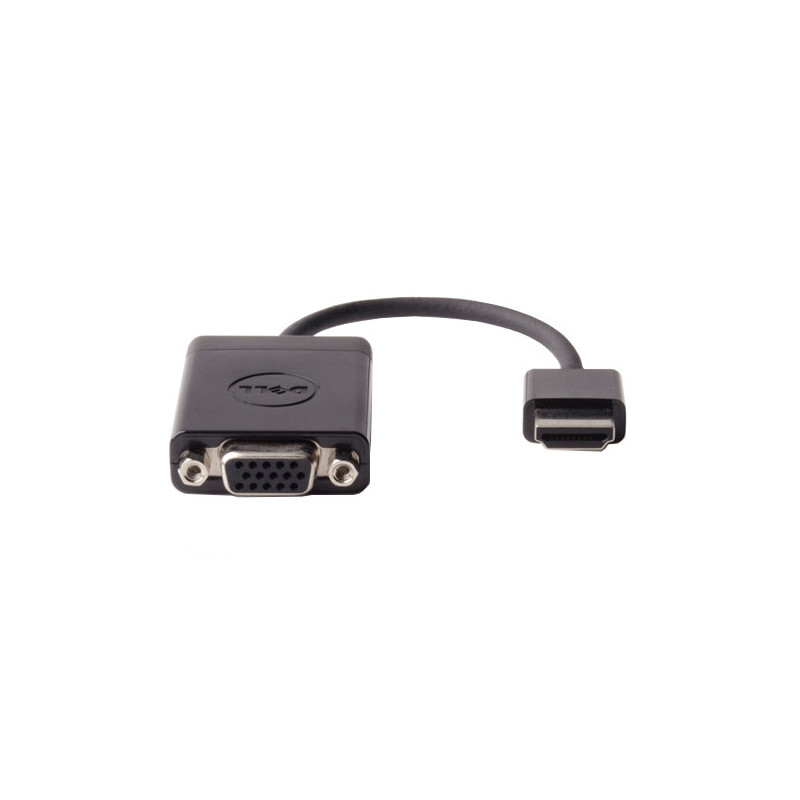 DELL DAUBNBC084 videokaapeli-adapteri HDMI VGA (D-Sub) Musta