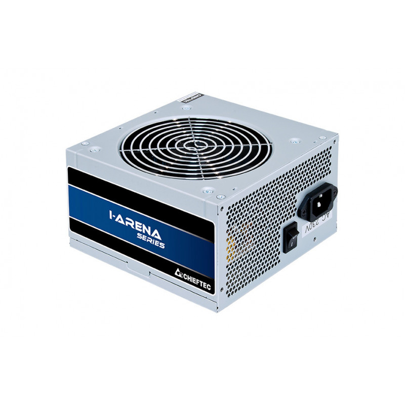 Chieftec GPB-500S virtalähdeyksikkö 500 W 20+4 pin ATX PS 2 Hopea