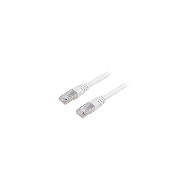 Deltaco FTP Cat6, 3m verkkokaapeli Valkoinen