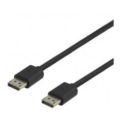 Deltaco DP8K-1030 DisplayPort-kaapeli 3 m Musta