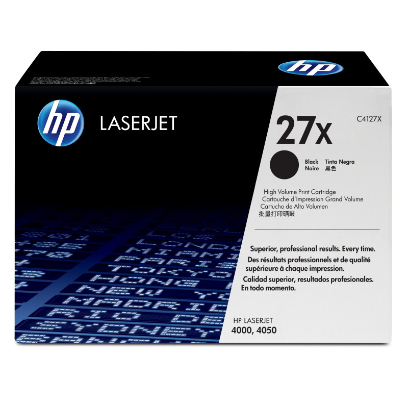HP 27X 1 kpl Alkuperäinen Musta
