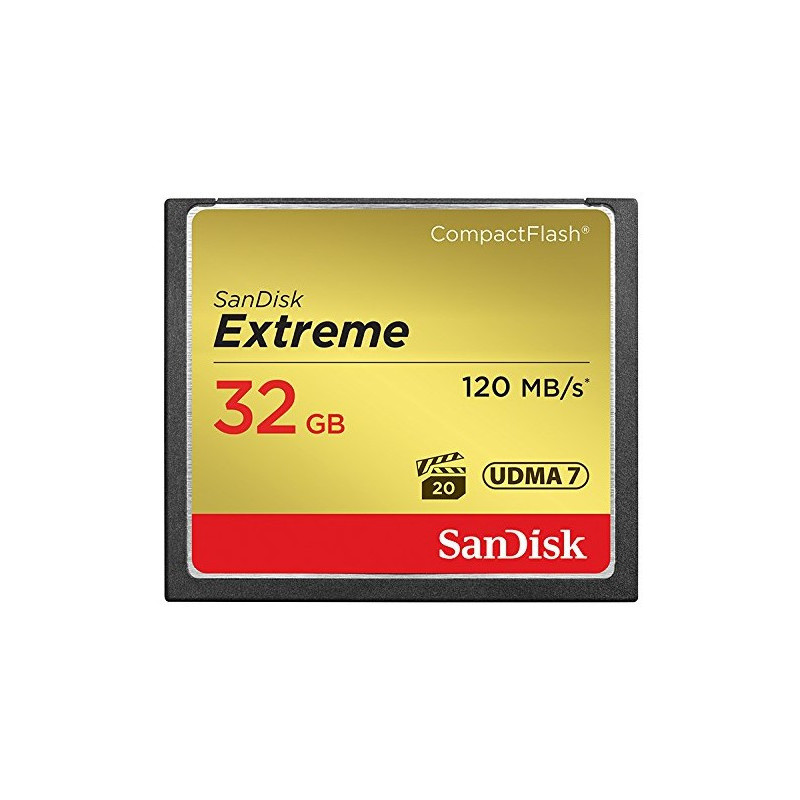 SanDisk 32GB Extreme flash-muisti CompactFlash