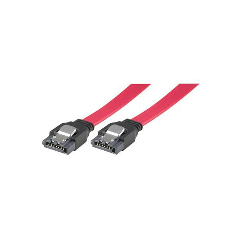 Deltaco SATA-05D SATA-kaapeli 0,5 m Punainen