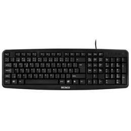 Deltaco TB-53 näppäimistö USB QWERTY Musta