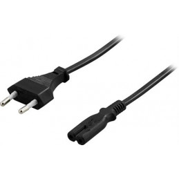Deltaco DEL-109A virtajohto Musta 2 m CEE7 14 C7 liitin
