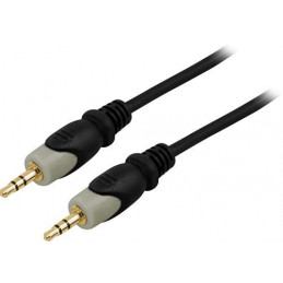 Deltaco audiokabel - 3 m audiokaapeli 3.5mm Musta