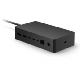 Microsoft Surface Dock 2 mobiililaitteiden telakka-asema Tabletti Musta