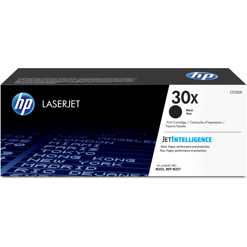 HP 30X värikasetti 1 kpl Alkuperäinen Musta
