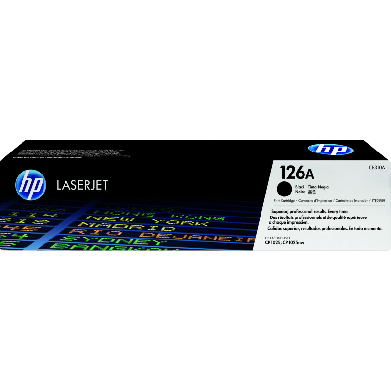 HP 126A värikasetti 1 kpl Alkuperäinen Musta