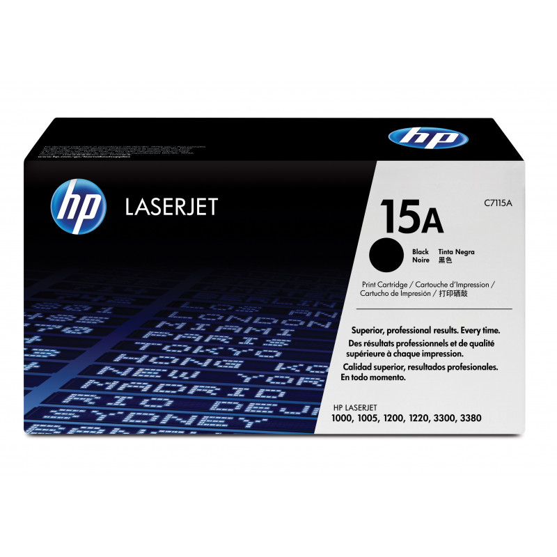 HP 15A värikasetti 1 kpl Alkuperäinen Musta