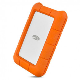 LaCie Rugged USB-C ulkoinen kovalevy 2000 GB Oranssi, Hopea