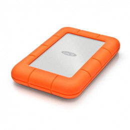 LaCie Rugged Mini ulkoinen kovalevy 2000 GB Oranssi, Hopea