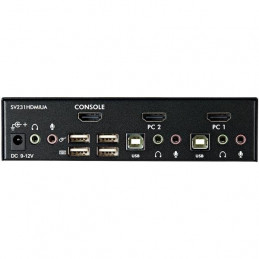 StarTech.com SV231HDMIUA KVM-kytkin Musta
