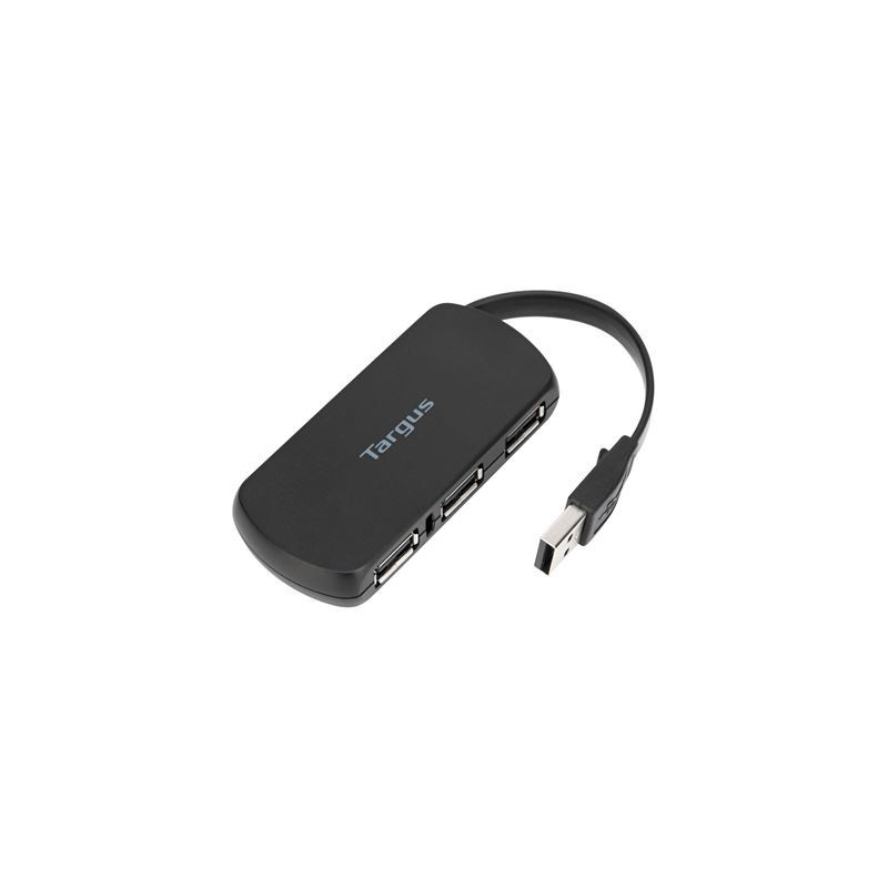 Targus ACH114EU keskitin USB 2.0 480 Mbit s Musta