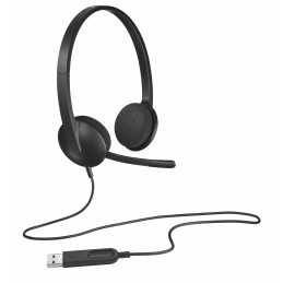 Logitech H340 Kuulokkeet Pääpanta USB A-tyyppi Musta