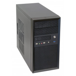 Chieftec CT-01B-OP tietokonekotelo Mini Tower Musta