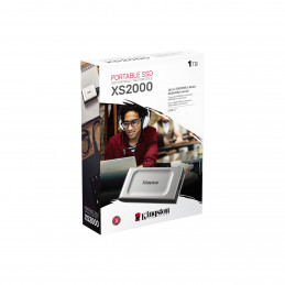Kingston Technology XS2000 1000 GB Musta, Hopea