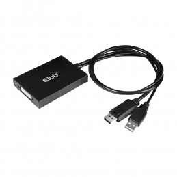 CLUB3D CAC-1010-A videokaapeli-adapteri 0,6 m DisplayPort DVI-D + USB
