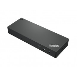 Lenovo 40B00300EU kannettavien tietokoneiden telakka ja porttitoistin Langallinen Thunderbolt 4 Musta, Punainen