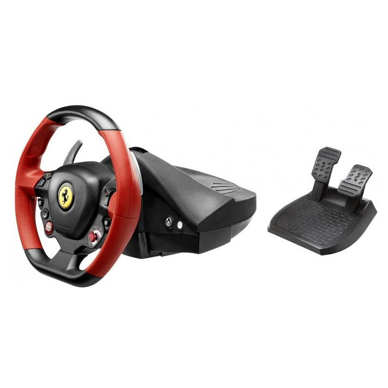 Thrustmaster Ferrari 458 Spider Musta, Punainen Ohjauspyörä + polkimet Xbox One