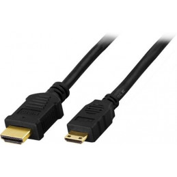 DELTACO HDMI-kaapeli v1.4+Ethernet 19-pin u-Mini u...