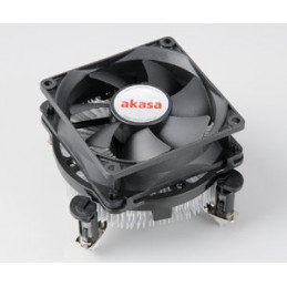 Akasa Dual socket value cooler Suoritin Jäähdytin 8 cm Musta
