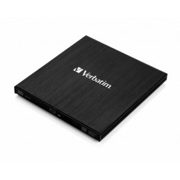 Verbatim External Slimline levyasemat Blu-Ray RW Musta