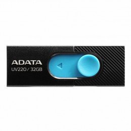 ADATA UV220 USB-muisti 32 GB USB A-tyyppi 2.0 Musta, Sininen