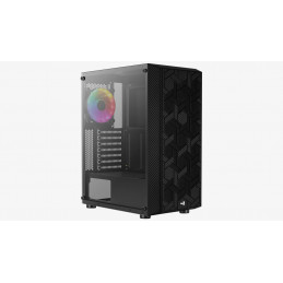 Aerocool Hive-G-BK-v3 Midi Tower Musta