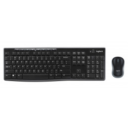 Logitech MK270 näppäimistö Langaton RF QWERTY Pan Nordic Musta