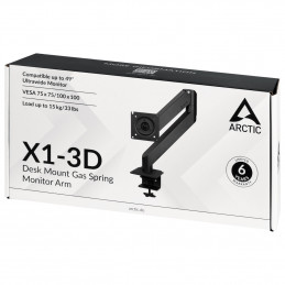ARCTIC X1-3D 109,2 cm (43") Puristin Musta