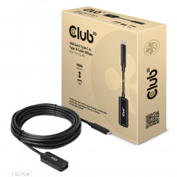CLUB3D CAC-1536 USB-kaapeli 5 m USB4 Gen 3x2 USB C USB A