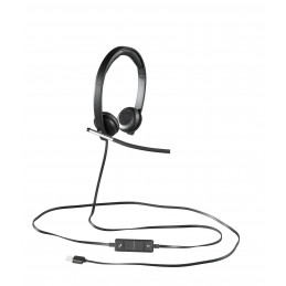 Logitech H650E Kuulokkeet Pääpanta Musta, Hopea
