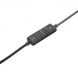 Logitech H650E Kuulokkeet Pääpanta Musta, Hopea