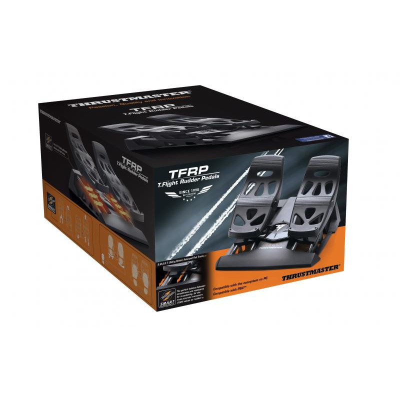 Thrustmaster T.Flight Rudder Pedals Musta USB Polkimet PC, PlayStation 4