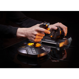 Thrustmaster T-16000M FCS Hotas Musta, Oranssi USB Ohjaussauva Analoginen Digitaalinen MAC, PC