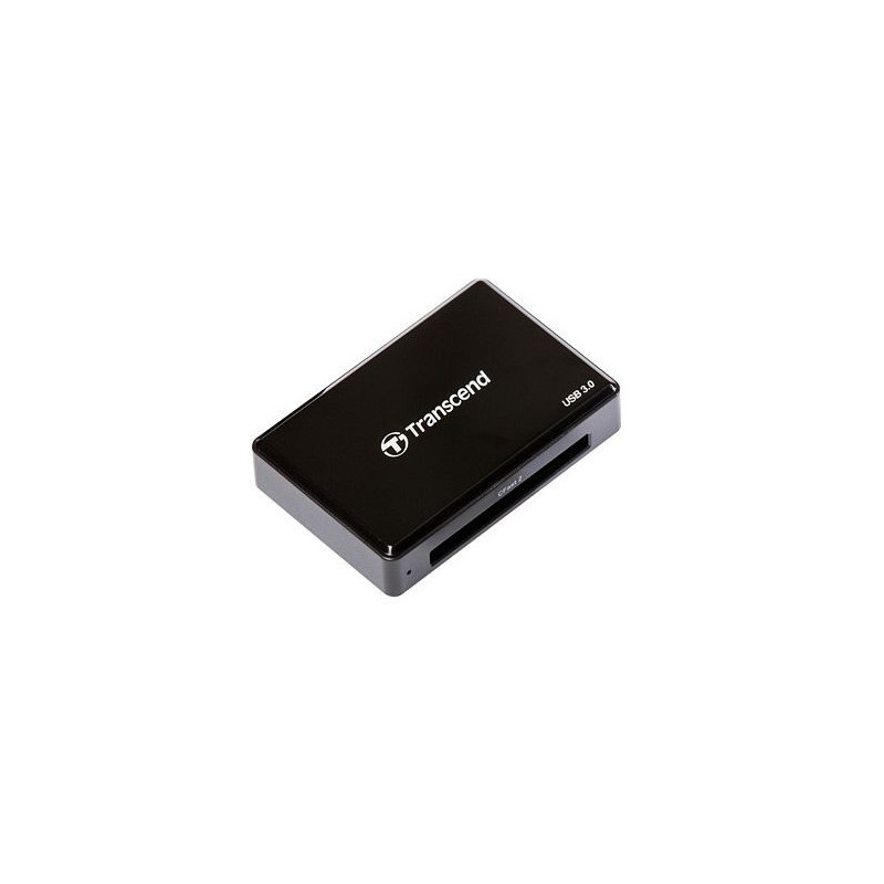 Transcend CFast 2.0 USB3.0 kortinlukija USB 3.2 Gen 1 (3.1 Gen 1) Musta