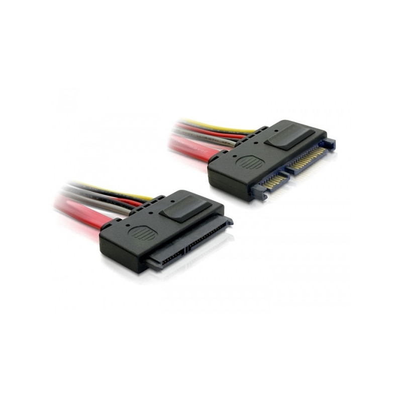 DeLOCK SATA Cable 0.2m SATA-kaapeli 0,2 m Punainen