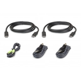 ATEN 2L-7D03UDPX5 KVM-kaapeli Musta 3 m