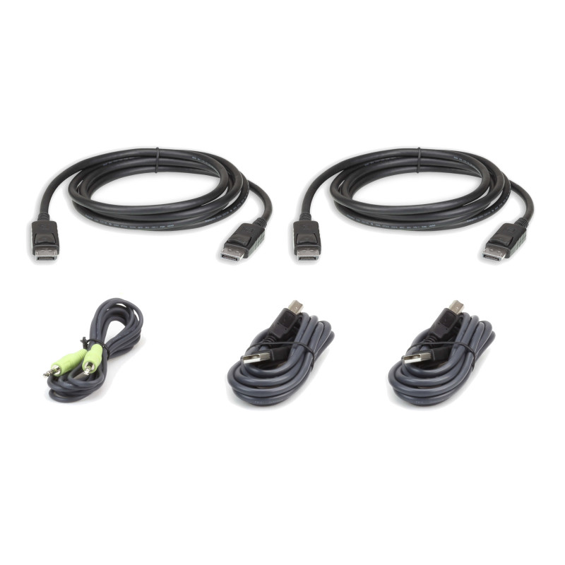 ATEN 2L-7D03UDPX5 KVM-kaapeli Musta 3 m