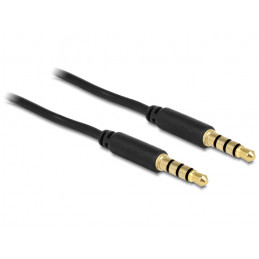 DeLOCK 83436 audiokaapeli 2 m 3.5mm Musta