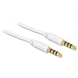 DeLOCK 83440 audiokaapeli 1 m 3.5mm Valkoinen
