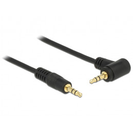 DeLOCK 0.5m 3.5mm M M audiokaapeli 0,5 m Musta